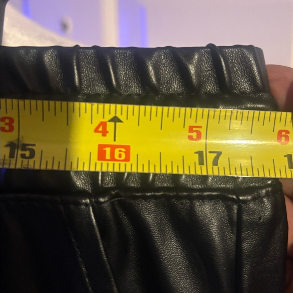 Black Faux Cargo Pants XL NWOT - Picture 8 of 8